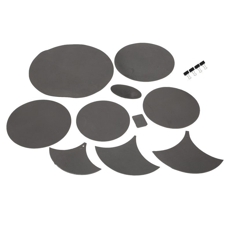 10Pcs Drum Mute Pad Volume Reduction Rubber Practice Silencer Mat