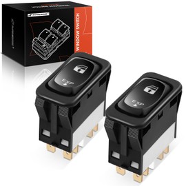 A-Premium Set of 2 Power Window Switch Compatible with Freightliner Columbia 2001-2011 Front Driver and Passenger Side, Replace # A0630769008, A0630769027