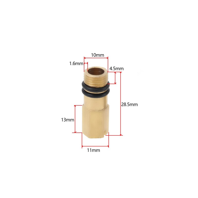 LT Easiyl Pack of 2 Hot and Cold Water Inlet