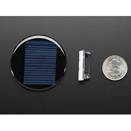 Adafruit Round Solar Panel Skill Badge - 5V / 40mA [ADA700]