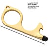 2 Brass Door Opener Tool Clean Key Hand Free Tools