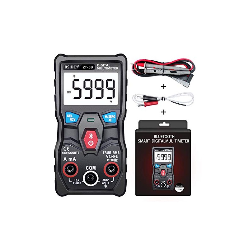 BSIDE Wireless Digital Multimeter Fully Auto-Ranging True RMS 6000 Counts