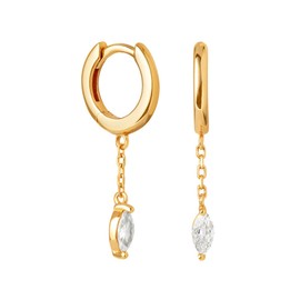 Small Gold Hoop Earrings For Women With Horse Eyes Drop Gold Hypoallergenic Hypoallergenic Earrings Gold Plated Hoop Earrings