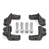 Mofun Driver Floorboard Relocation Brackets Compatible with Harley Touring Street