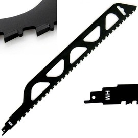 HM Reciprocating Saw Blade for Ytong Stones, Aerated Concrete (for Material Thicknesses < 435 mm) 1/2 Universal Shaft