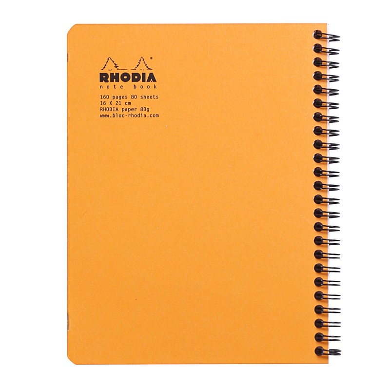 RHODIA 19342C - Spiral Notebook (Full Binding) Notebook - A5+