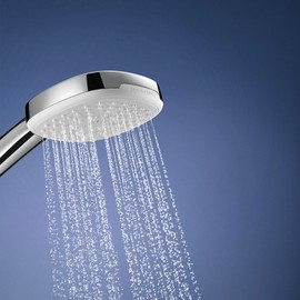 GROHE 26776002 Tempesta Hand Shower, 2-Spray, Square, 1.5 GPM, StarLight Chrome