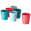 IKEA NIP New IKEA 6 Pack Utefest Tumbler Cups Red