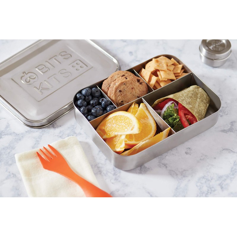 Bits Kits Stainless Steel Bento Box Lunch and Snack Container