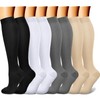 CHARMKING Compression Socks for Women & Men (8 Pairs) 15-20