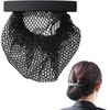 Beautiful Hair KOEIDO Barrette with Chignon Net, Simple, Matte Black,