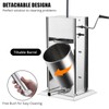 Manual Sausage Stuffer, Vertical Meat Stuffer, Stainless Steel Upright Sausage