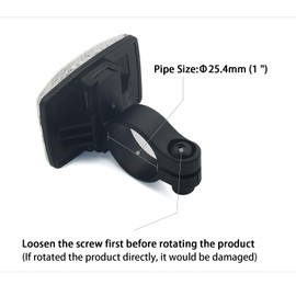 KOPPANG Handlebar Mount Safe Bicycle Reflector Reflective Front Warning Reflect Light Bike Accessories (White)