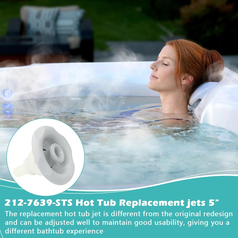 Sthovd 212-7639-STS Hot Tub Replacement Jets 5" Spa Hot Tub