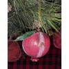Silver Tree Painted Resin POMEGRANATE Christmas Ornament, by Silver Tree
