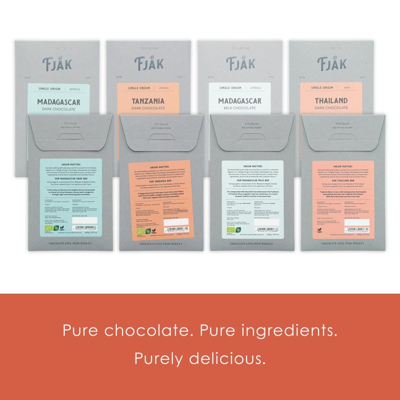 Fjak - Norwegian Chocolate Bundles (Single-Origin)