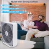 10 Inch Box Fan, Small Window Fan, Quiet Electric Fan