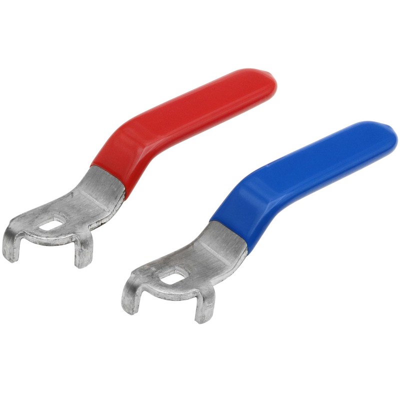 safycaby 4 PCS Lever Handle for Ball Valve Stainless Steel