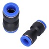 50Pcs Straight Pneumatic Connector Push to Connect Fittings for PU-10