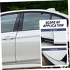 Alipis 2Pcs Car Door Edge Guards Rubber Auto Edges Strips