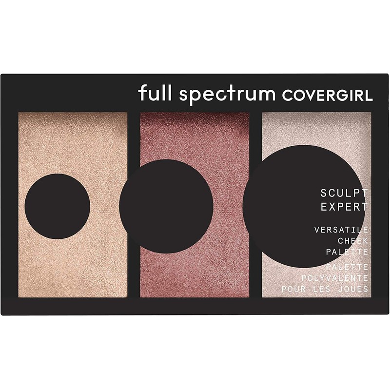 COVERGIRL Full Spectrum Sculpt Expert- Paleta de mejillas multiusos Rose