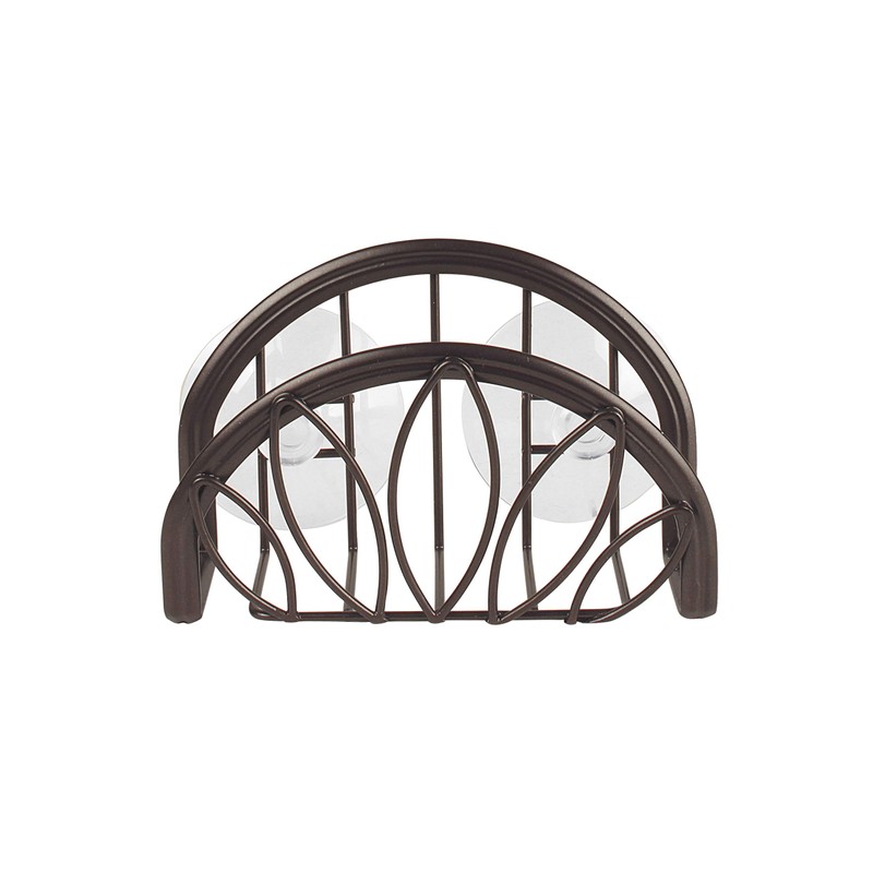 Spectrum Diversified Leaf Suction Sponge Holder, Bronze