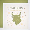Taurus Zodiac Birthday Card - with Envelope