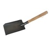 AHUIJ Fireplace Ash Shovel, Natural Wood Handle Ash Shovel, Stove
