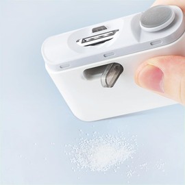 Sanico Tagliaunghie Elettrico, Senza Fili, Sicuro & Semplice, 2 Velocità, Ideale per Manicure di Adulti e Bambini, Adatto a Diabetici