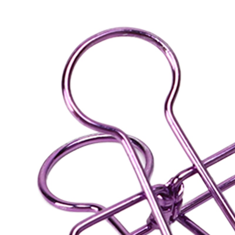 90 Pcs Binder Clips 32mm Hollow Strong Clamping Force Metal