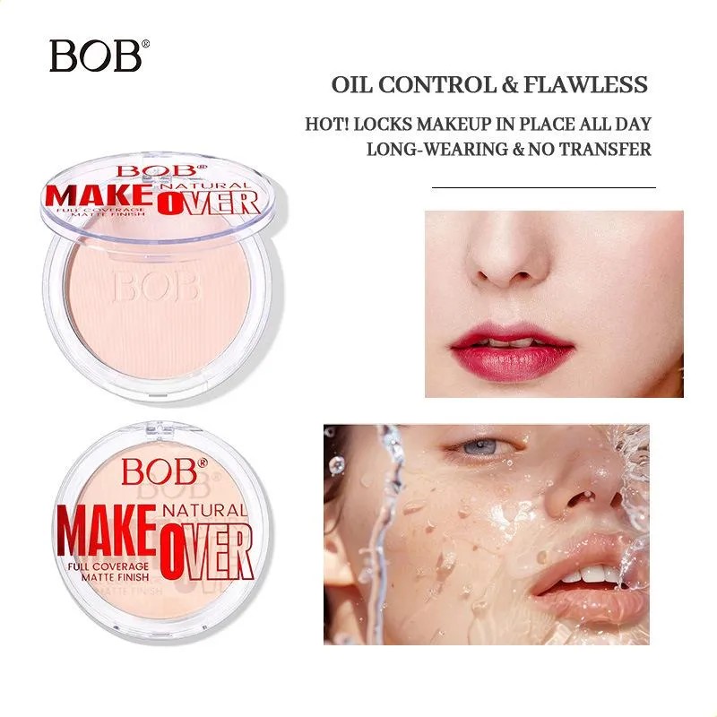 Waterproof Oil-control Setting Powder, Long-lasting Brighten