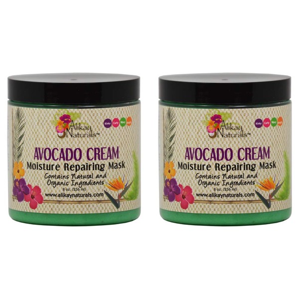Alikay Naturals Avocado Cream Moisture Repairing Mask 8oz"Pack of 2"
