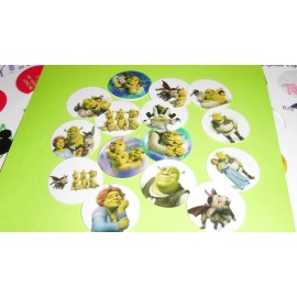 Unbranded Pre Cut One Inch Bottle Cap Images Shrek Cartoon Free Shipping - photo, 25 images