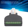 3 Sets RJ45 Male to 8 Pin Screw Terminal Connector