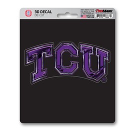 FANMATS 62838 TCU Horned Frogs 3D Decal Sticker