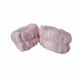 Wrist Washing Band & Hairband Set (2 Pcs) - Pink Pink 6ea