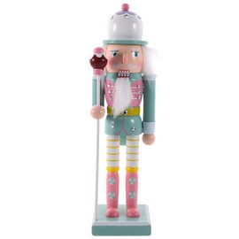 Christmas Nutcracker, 9.8 Inch Nutcracker Soldiers, Festive Collector's Figures for Christmas Decoration, Fireplace Decoration, Party Supplies