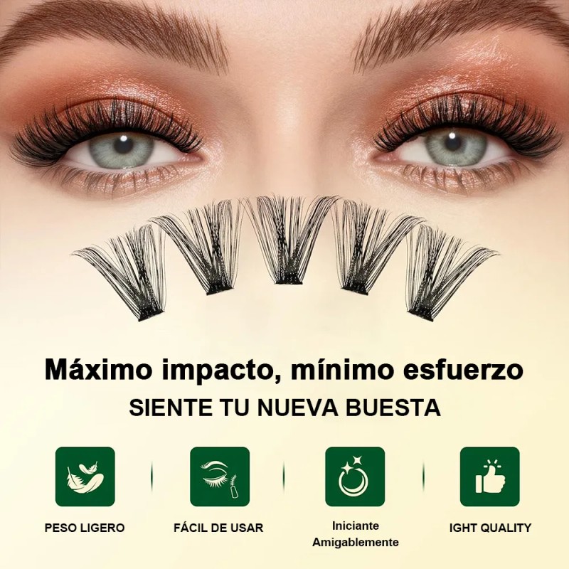 Extensiones De Pestañas 8-16mm 280pcs Naturales Mixtas Jst®
