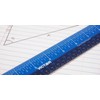 Victor Easy Read Stainless Steel Ruler, Standard/Metric, 12" Long, Blue