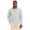 IZOD Men's Thermosoft Quarter Zip Sweater Fleece Pullover, Lt Grey HTHR