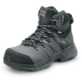 Timberland PRO Switchback, Women's, Black/Grey Pop, Comp Toe, EH, WP, MaxTrax Slip-Resistant Work Hiker (7.0 M)
