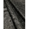 Tooled Faux Leather Western Cowboy, Embossed Vinyl, Craft DIY and Upholstery Pleather Fabric - by The Yard (Black) 54 Inches