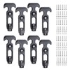 Shu-Ran Cooler Latches Rubber Latches Replacement for Cooler,Boat,Golf Cart Bed,Tool
