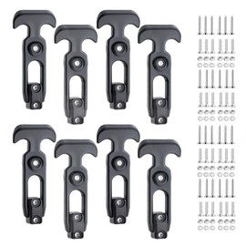 Shu-Ran Cooler Latches Rubber Latches Replacement for Cooler,Boat,Golf Cart Bed,Tool Box,Off-Road Vehicles,Farm Machinery, Flexible T-Handle Draw Latches(8 Pack)