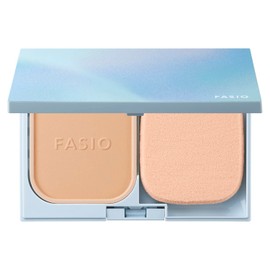 FASIO Airstay Powder Foundation Kit 410 Ochre Refill + Case SPF35 PA+++ Waterproof