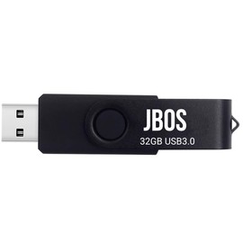 JBOS 32GB USB Flash Drive USB 3.0 Thumb Drive Super High Speed USB Stick 32 Gig USB Memory Stick 32 GB Pendrive for Date Storage and Sharing (1 Pack, Black)