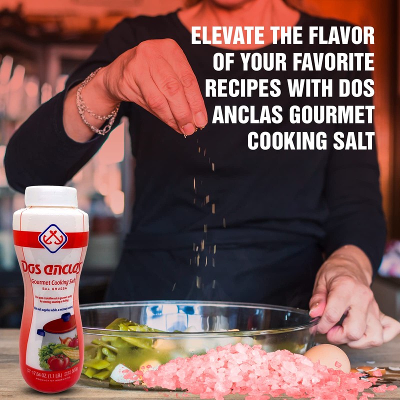 Dos Anclas Sal Gruesa 2 Pack, Coarse Salt, Multi-Purpose Seasoning