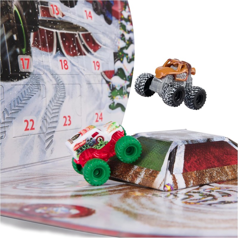 Monster Jam Calendario de Adviento 24 Días con Mini Camiones