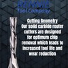 3mm x 12mm Flute x 1/4" Shank Solid Carbide Spiral