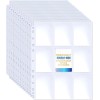 Binder Card Sleeves, 900 Pockets Double-Sided Trading Card, 18 Pocket,